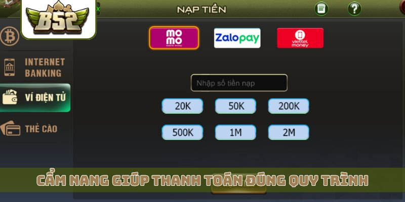 Cẩm nang giúp thanh toán đúng quy trình