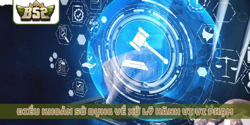 Điều khoản sử dụng về xử lý hành vi vi phạm